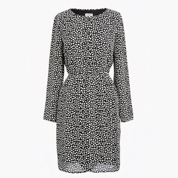 NWT J.Crew Factory Printed tulip hem dress - Picture 2 of 6